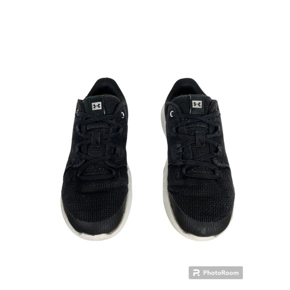 Girls size 2Y, Under Armour Sneakers, black - Picture 2 of 4